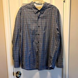 Tommy Bahama Blue Plaid Button Down Shirt